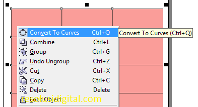 convert to curve tabel