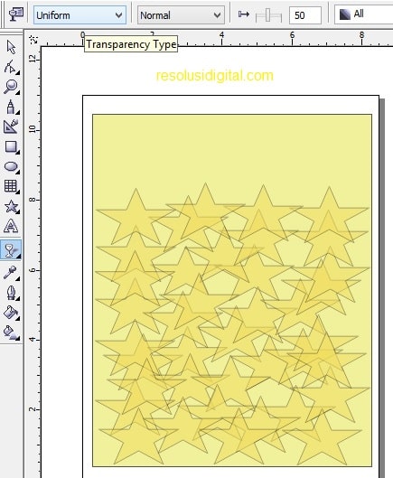 cara membuat background abstrak di coreldraw bintang21