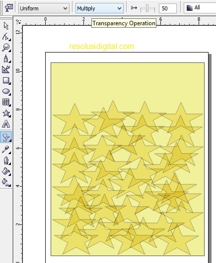 cara membuat background abstrak di coreldraw bintang31